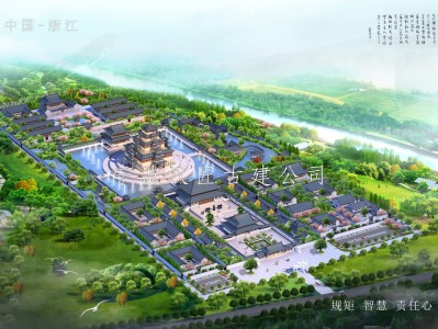 惠安古建筑工程施工方案总体规划图